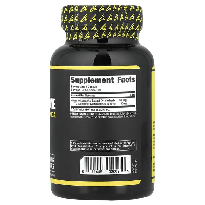 Turkesteron, 600 mg, 90 Capsules
