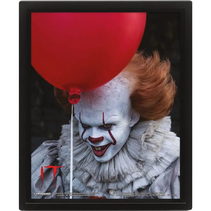 It - Pennywise Evil 3D Lenticular Poster 28,7 x 23,5cm