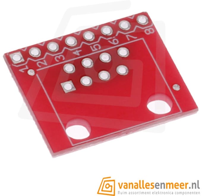 Breakout PCB voor RJ45 8pin
