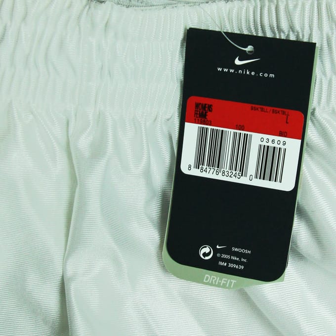 Nike Dri-Fit Supreme Basketbal Shorts Wit Dames Stretch Broek 119803 100