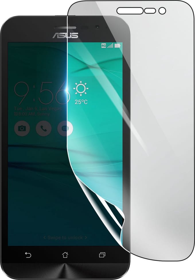 3mk, Geschikt voor Asus Zenfone Go ZB500KL, Schokbestendige Hydrogel Screenprotector, Transparant