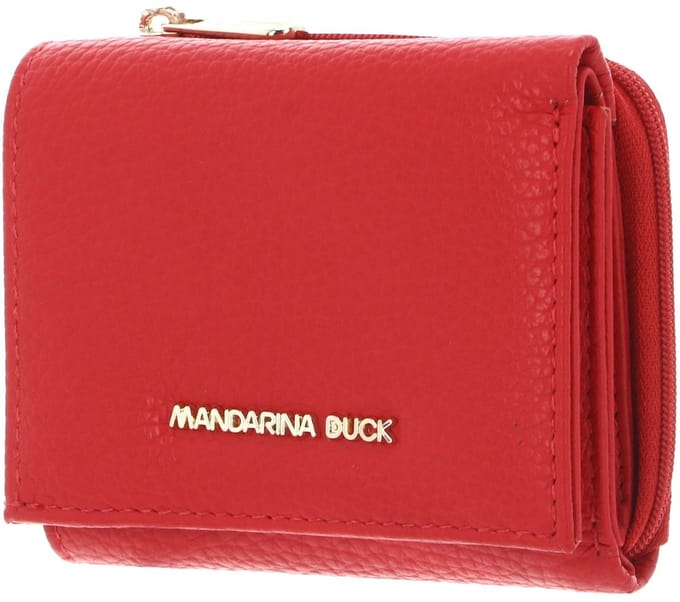 MANDARINA DUCK Leren portemonnee Mellow Wallet Diva rood