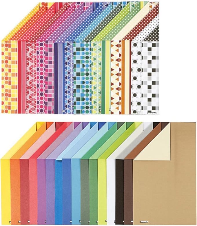 Creotime Patroonkarton 21 X 29,7 Cm 320 Stuks Multicolor