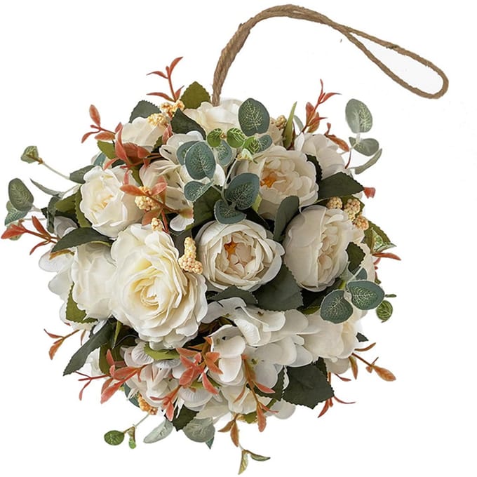 Imitatie Hortensia Pioenroos Bloembollen Nepbloem Bruiloft Tuindecoratie beige