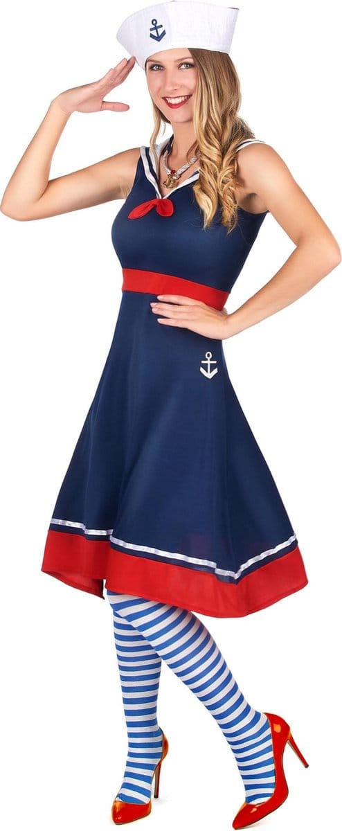 Vegaoo - Retro sexy matrozen kostuum voor vrouwen