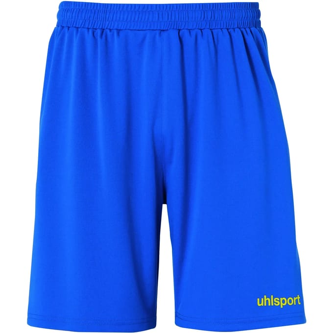 Uhlsport Center Basic Short Kinderen - Royal / Geel | Maat: 140