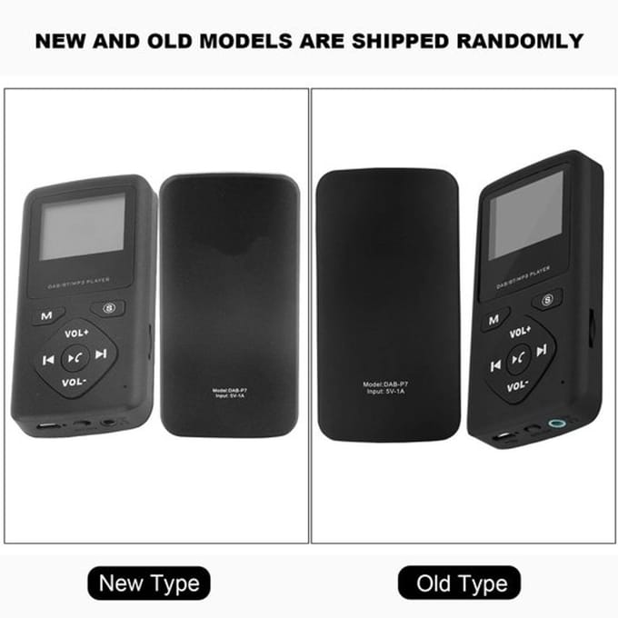 Dailygoody - Draagbare Radio - Mini Radio met Bluetooth - Compact en