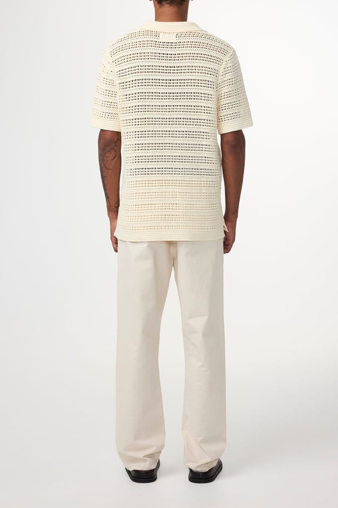 NN.07 Ryan Embroidery 6636 Ecru Größe: L | Pullover Outlet | Herren | Braun