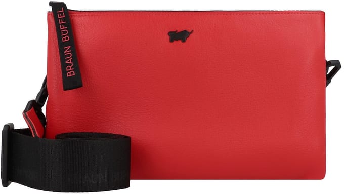 Braun Büffel Capri Schoudertas RFID-bescherming Leer 23 cm - Dames - flame red