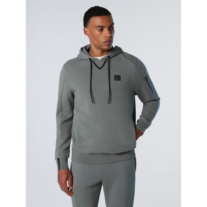 North Sails Hoodie Piqué Scuba stof