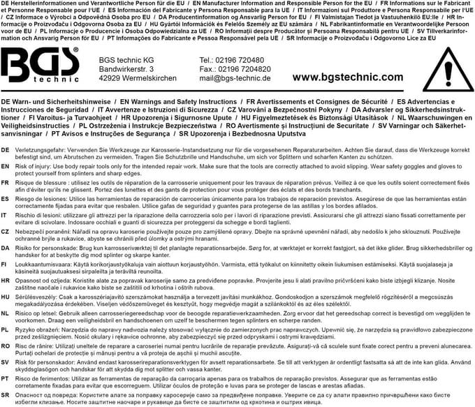 BGS Karosseriefeilenblad grof schuin gefreesd 350 x 35 x 4 mm - 3217-2