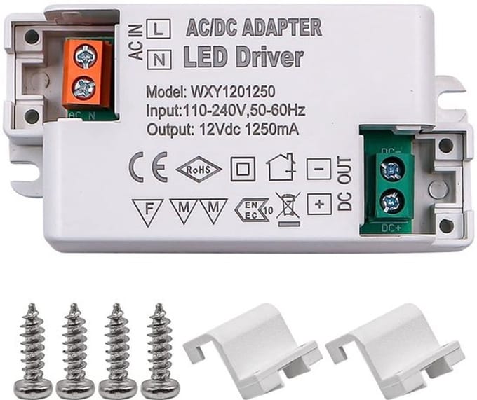 Allecto - 12V Led Driver - Constant Voltage Adapter - voor Led Strips