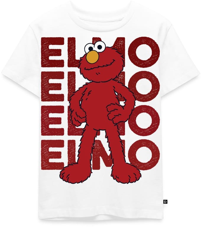 Sesamstraat Elmo Pose Premium T Shirt Kinderen