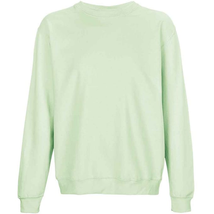 SOLS Columbia Unisex Sweatshirt voor volwassenen (Romig groen)