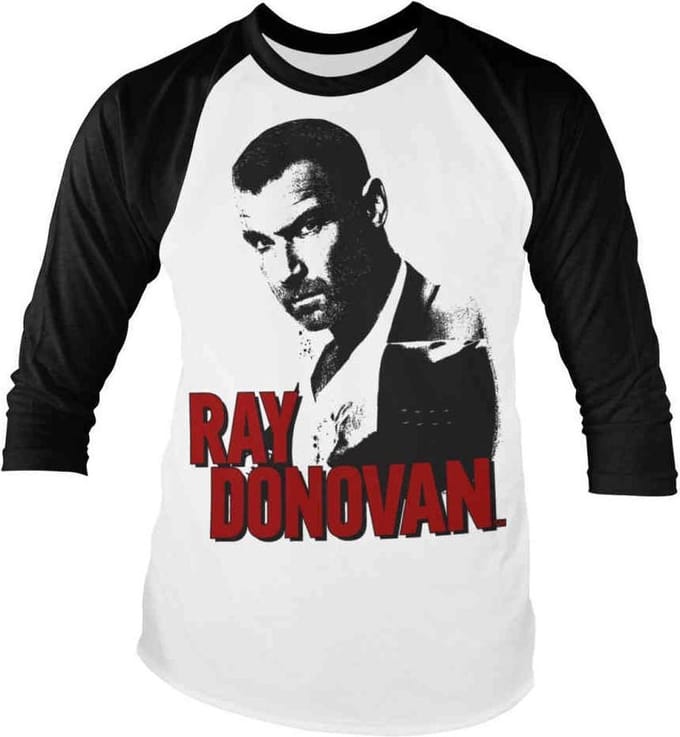 Ray Donovan Raglan top -S- Ray Donovan Wit/Zwart