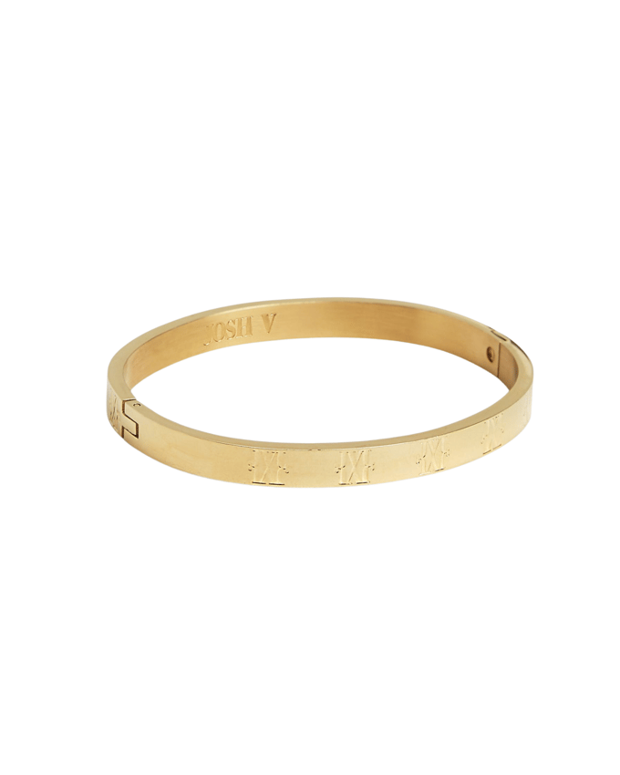 Celym Armband met logo Goud