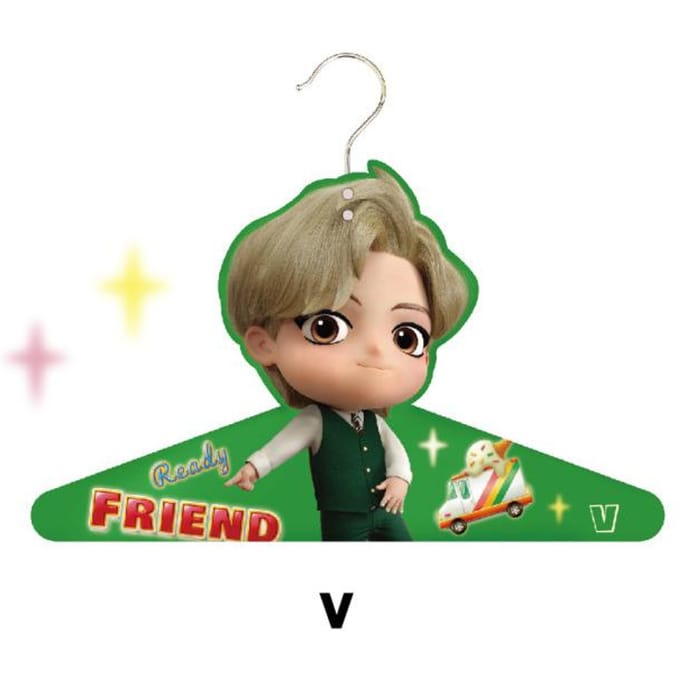 Bts (Bangtan garçons) Cintre TinyTAN, officiel, original, authentique, K-POP, idole beige