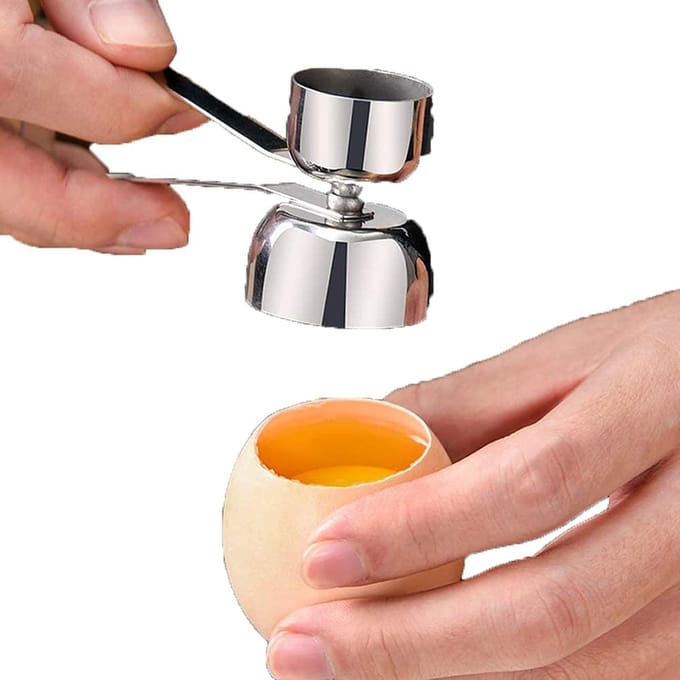 Doodadeals® Ei Opener – Eierschaal Snijder - Ei Topper – Onthoofder – RVS – 1 stuk