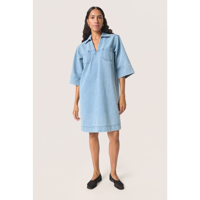 Dames denim jurk Soaked in Luxury Annabeth