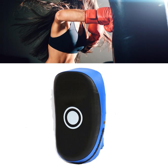 Professioneel Boksen Kick Punch Pad Muay Thai Voet- en Elleboogdoel Scheurvast Verdikkend blauw