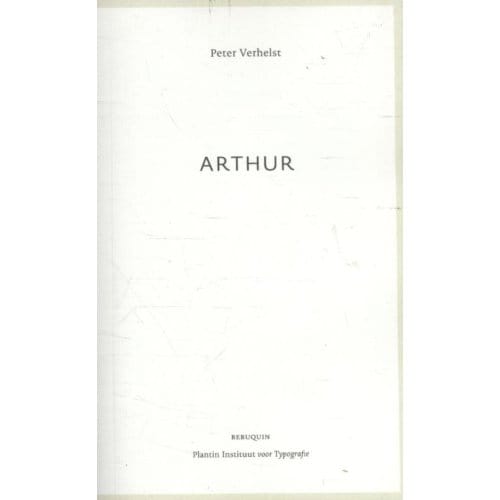 Arthur - Peter Verhelst