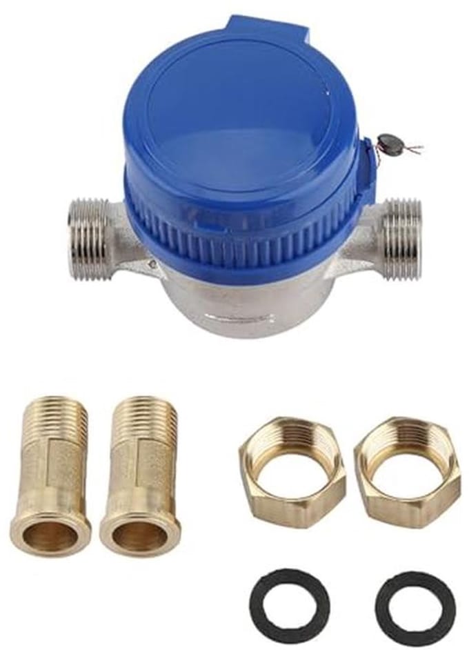 Watermeter voor tuingebruik - 0-40°C, geschikt voor koud water