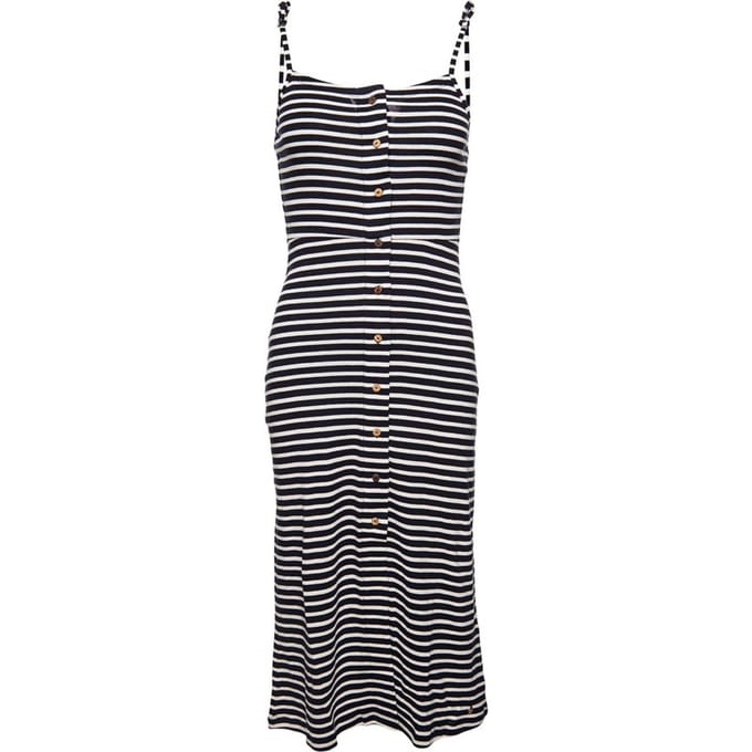Superdry Charlotte Button Down Dames Jurk - Maat M