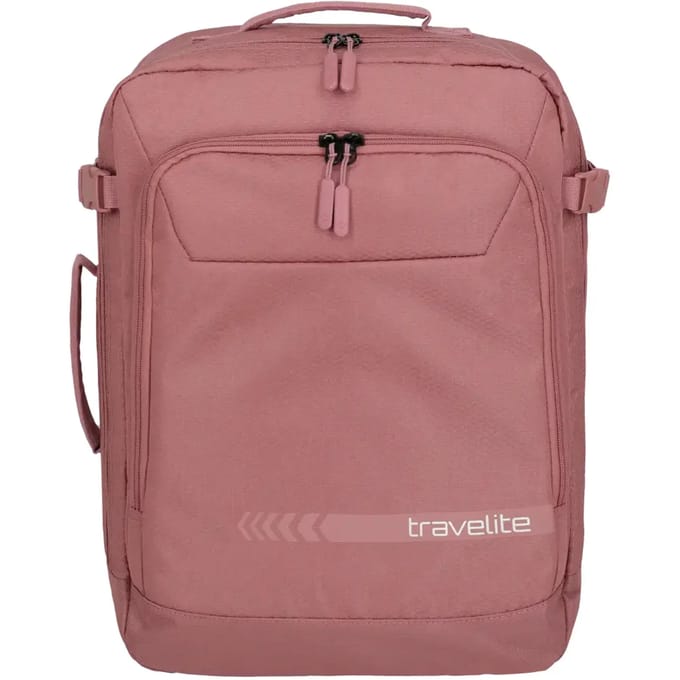 Travelite Kick Off Cabin Size Duffle/Backpack 35L - Rose – Handbagage tas + rugzak – Van polyester – Reistassen, reistassen zonder wielen en rugtassen