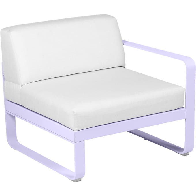 Fermob BELLEVIE Fauteuil Module rechts - D1 Marshmallow - 81 witgrijs