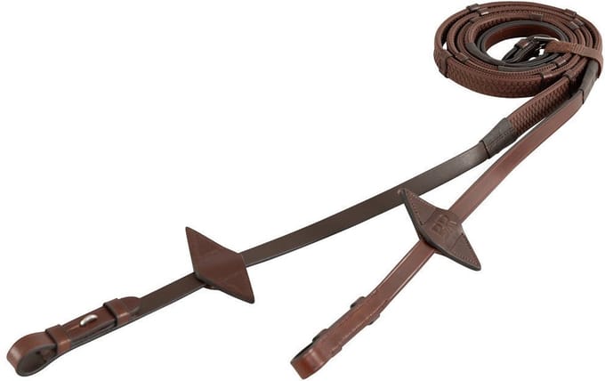 BR teugels Eventa Pro Grip Full Zwart/Zilver