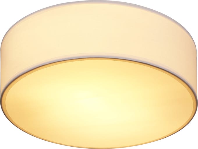 Monzana Plafondlamp - 40W Rond 30cm Fitting E27 - Wit