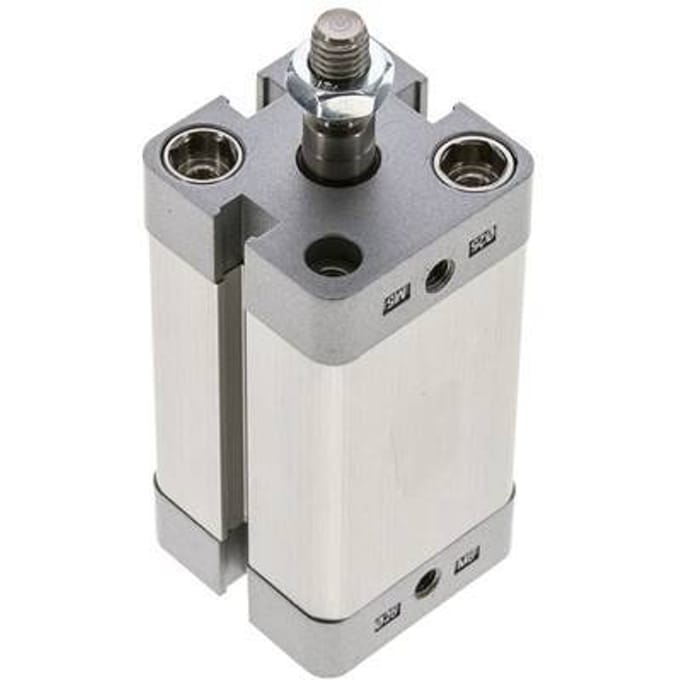 ISO 21287 Compacte Dubbelwerkende Cilinder 25-40mm - Magnetisch - Mannelijke Stang