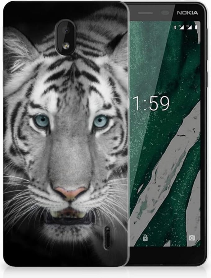 Nokia 1 Plus TPU Hoesje Tijger