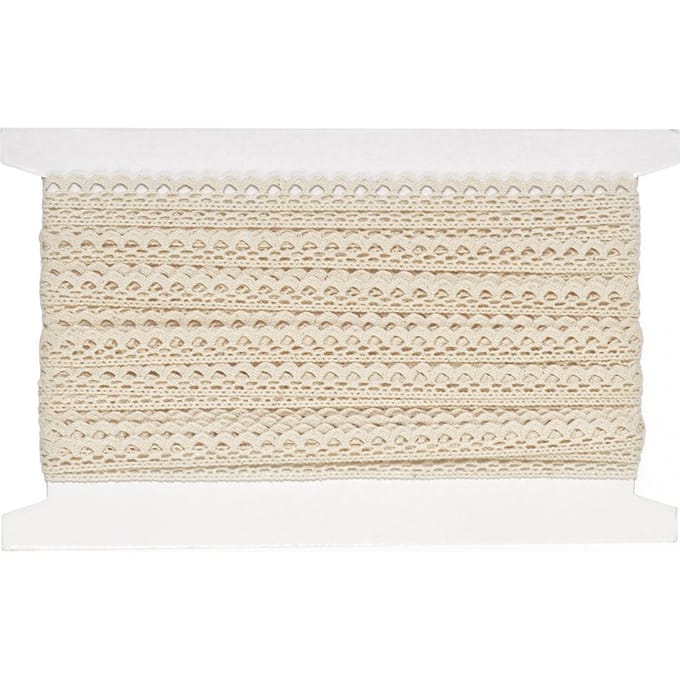 VBS Haaklint "Cream", 10 mm, 10 m