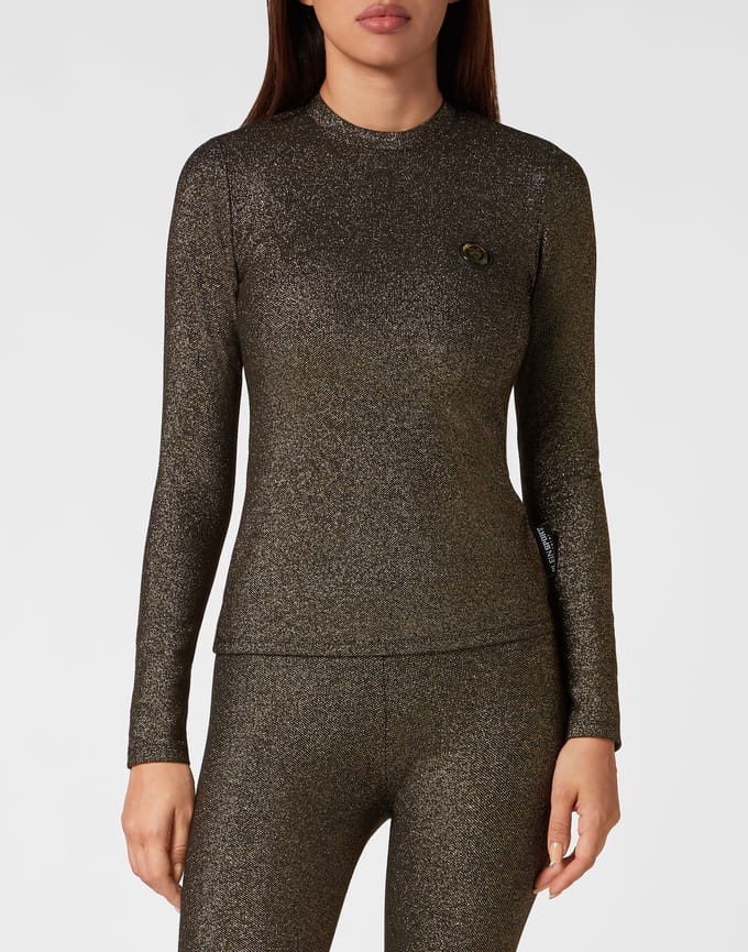 T-Shirt Ronde Hals Glitter