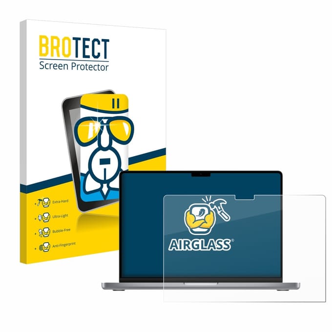 Screenprotector voor Apple MacBook Pro 14" 2021 Beschermglas transparant