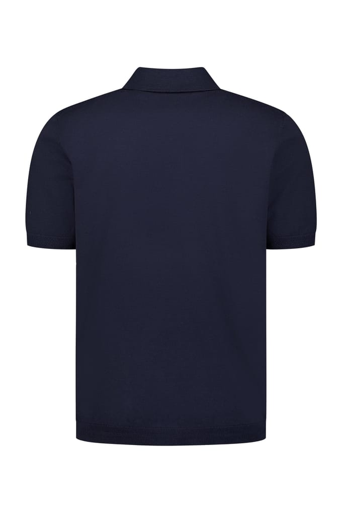 No Excess Pullover Short Sleeve Polo Button Night Größe: M | Poloshirts Outlet | Herren | Schwarz