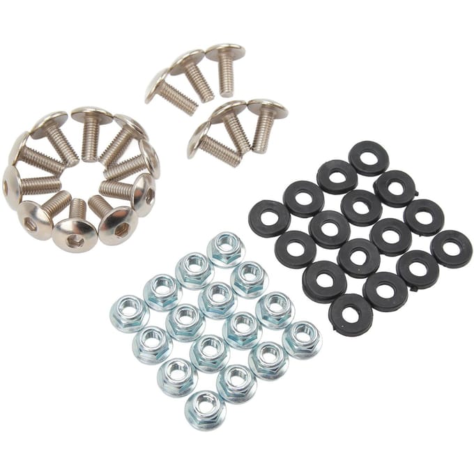 16 Set Spatbord Bout Ring Moer Schroef Kit M6 Draad Bevestigingskit voor 50cc 70cc 90cc 110cc 125cc ATV Quad 4 Wheeler