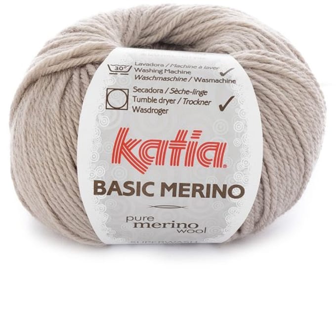 Katia Basic Merino - 09 beige - Wol/Acryl Garen