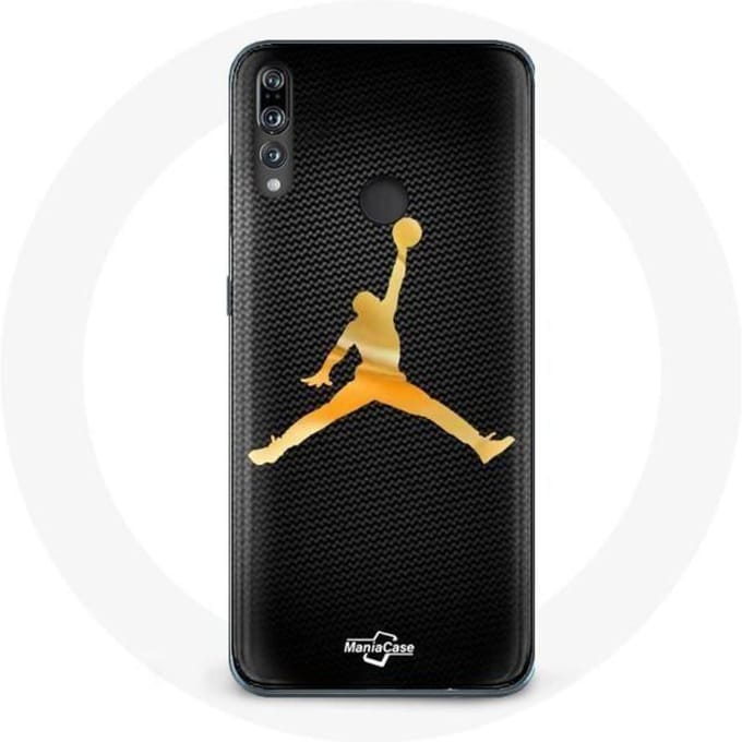 Coque - Huawei - P30 Lite Air - Jaune - Logo Michael Jordan - Souple jaune