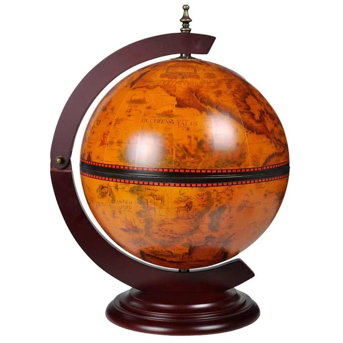 vidaXL - Globebar - tafelmodel - eucalyptushout