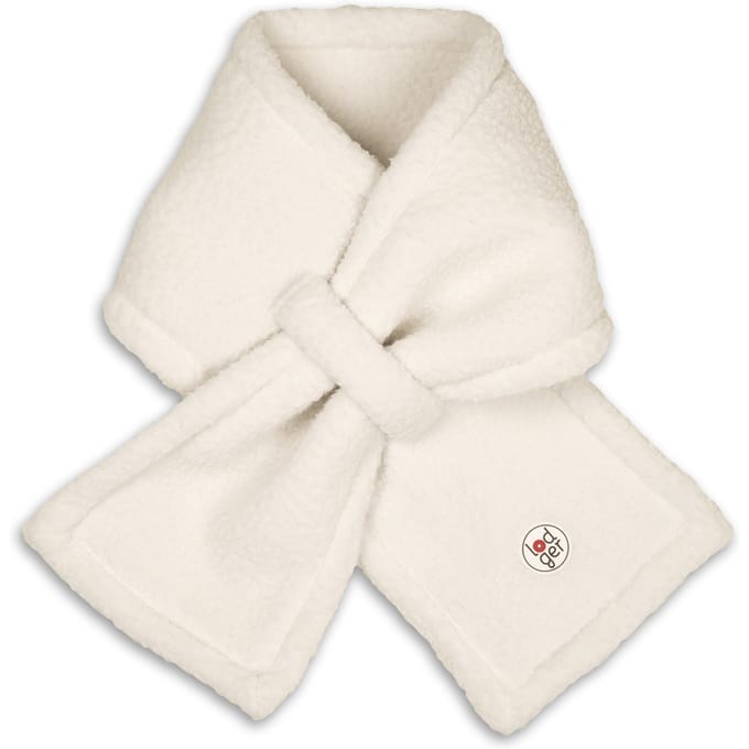 Babysjaal teddy - Wit - Winter - Teddy fleece - Handige doorsteeklus
