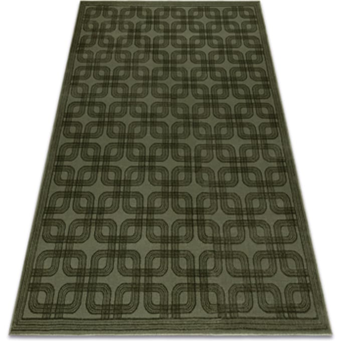 Kleden Rugsx Tapijt AURA J2556A groen - Geometrisch, structuree 80x150 cm