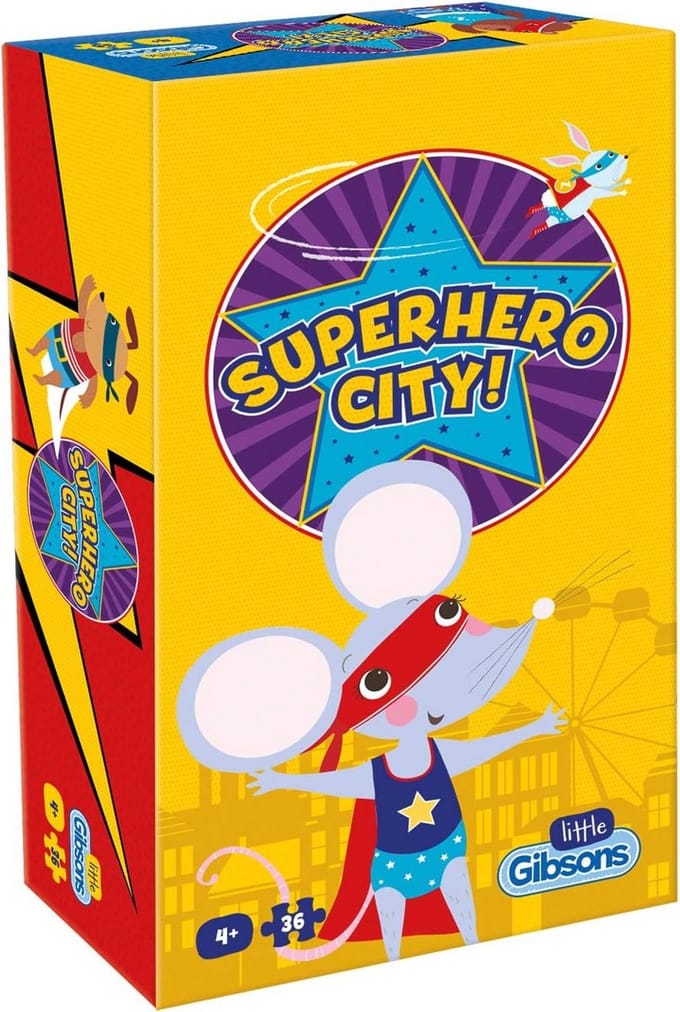 Legpuzzel Stad van Superhelden 100 Stukjes voor Kleuters en Kinderen