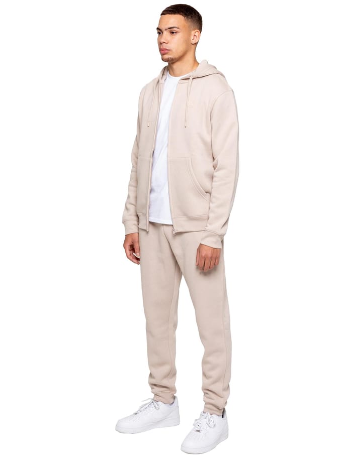 Kruze Heren Zip Hoodie Tracksuit Set