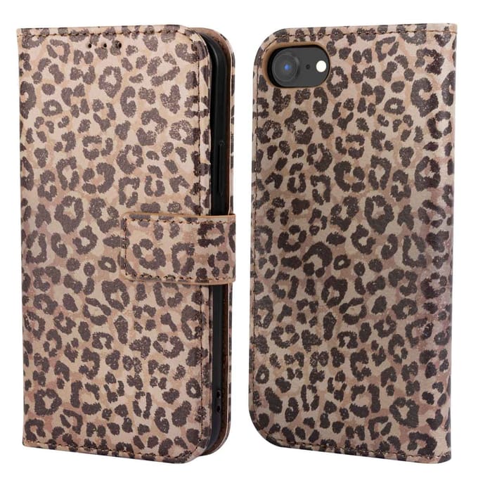 imoshion Hoesje - Geschikt voor Apple iPhone 17e / 16e - Design Bookcase smartphone - Leopard Mood