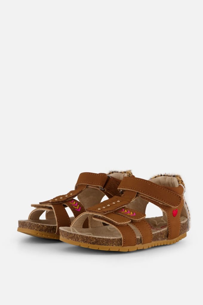 Shoesme Bio Sandalen cognac Leer - Maat 25