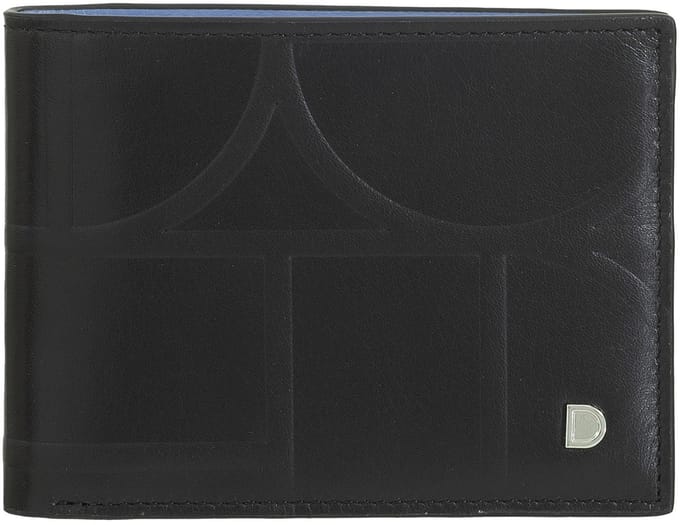 DuDu Up! Portemonnee RFID-bescherming Leer 11 cm - Jongens - Horizontaal - black-orange