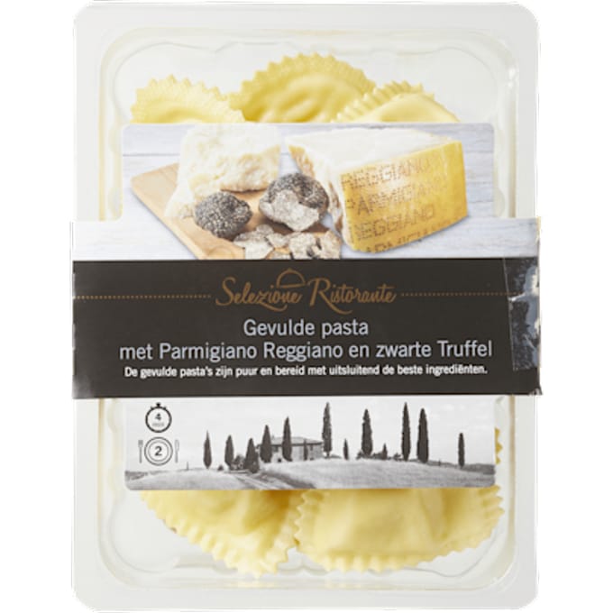 Gevulde pasta met Parmigiano Reggiano
