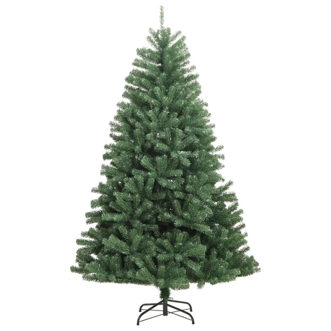 vidaXL - Kunstkerstboom - met - scharnieren - en - standaard - 150 - cm